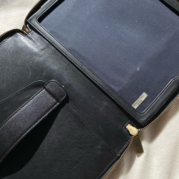 Coach Saffiano Leather iPad Portfolio Case | Black Tablet Sleeve | OS - Picture 2 of 12